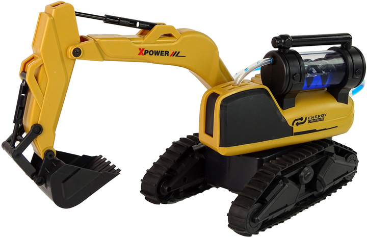 Koparka gąsienicowa zdalnie sterowana Lean Toys Żółta (15157) (5905515355414) - obraz 3
