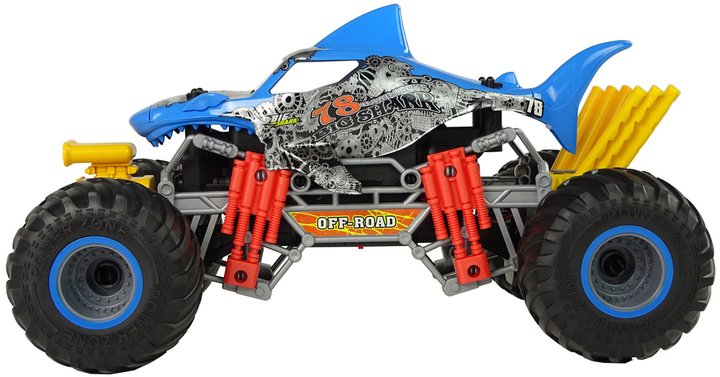 Auto zdalnie sterowane Lean Toys Shark 15 km/h Niebieskie (7735) (5903802453256) - obraz 4