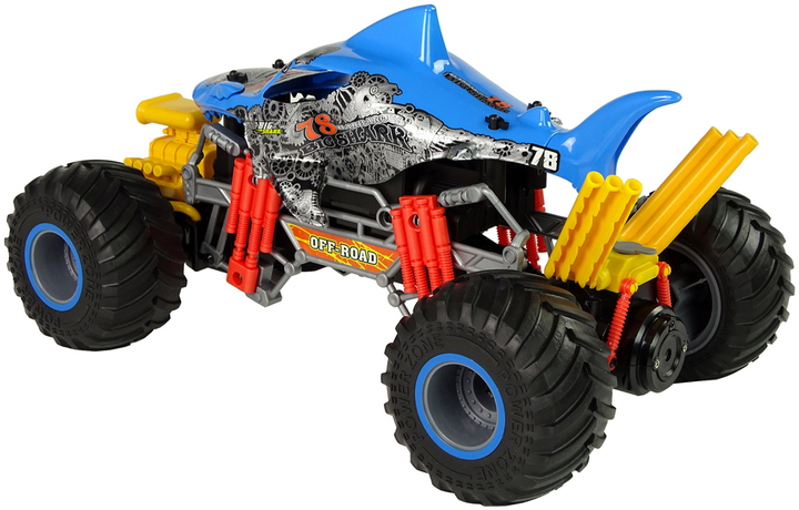 Auto zdalnie sterowane Lean Toys Shark 15 km/h Niebieskie (7735) (5903802453256) - obraz 5