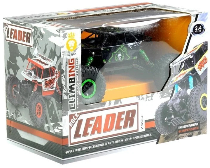 Auto zdalnie sterowane Lean Toys 1:18 Zielone (4390) (5907625582308) - obraz 1