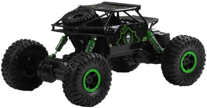 Auto zdalnie sterowane Lean Toys 1:18 Zielone (4390) (5907625582308) - obraz 3