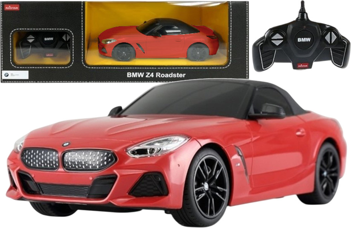 Auto zdalnie sterowane Rastar BMW Z4 Roadster 1:18 Czerwone (4657) (5907625583879) - obraz 1