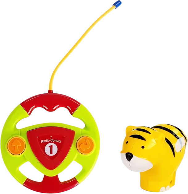 Samolot zdalnie sterowany Lean Toys z pilotem i figurką tygrysa 21x20 cm (4870) (5907625586993) - obraz 5