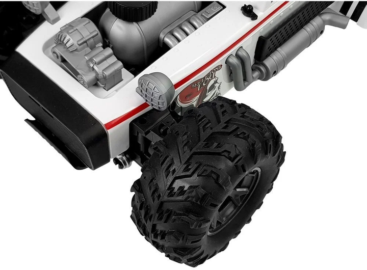 Auto terenowe zdalnie sterowane Lean Toys Buggy z parą wodną 1:12 2.4G 20 km/h Białe (7733) (5903802453232) - obraz 5