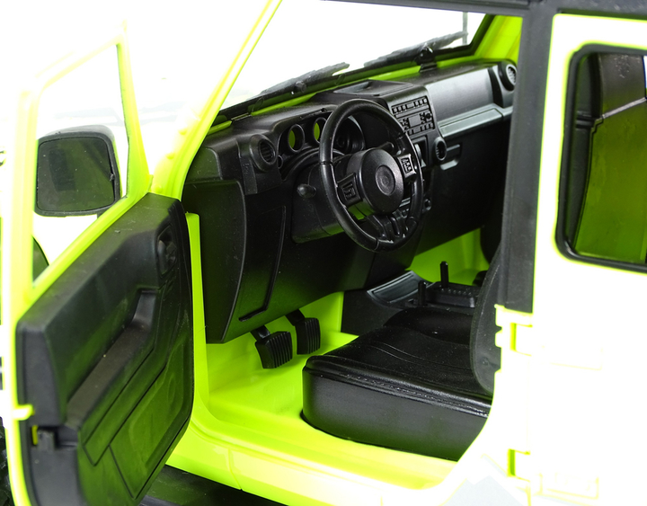 Auto terenowe zdalnie sterowane Lean Toys Rock Crawler z amortyzatorem 2.4 GHz 4 x 4 Zielone (7751) (5903802453423) - obraz 7