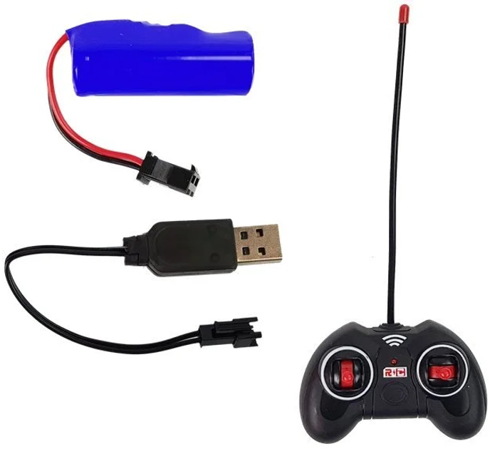 Ciężarówka z przyczepą zdalnie sterowana Lean Toys 27 MHz 1:48 Żółta (9081) (5904204750943) - obraz 6