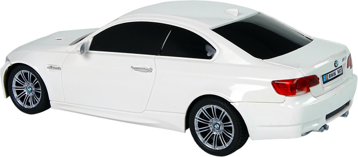 Машинка на радіокеруванні Lean Toys BMW M3 зі світлом та звуком 1:18 біла (9723) (5904204756594) - зображення 4