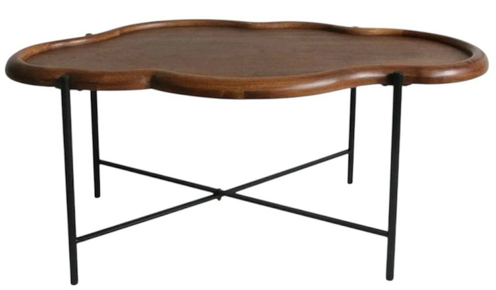 Набір журнальних столиків HOMLA LUCE 89x50x40 / 66x51x45 см Коричневі (5906496739651) - зображення 3