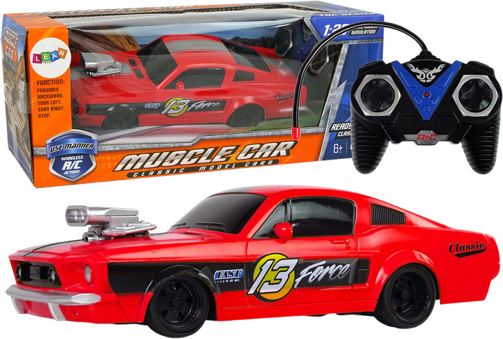 Auto zdalnie sterowane Lean Toys Sportowe 1:20 Czerwone (10241) (5904665991138) - obraz 2