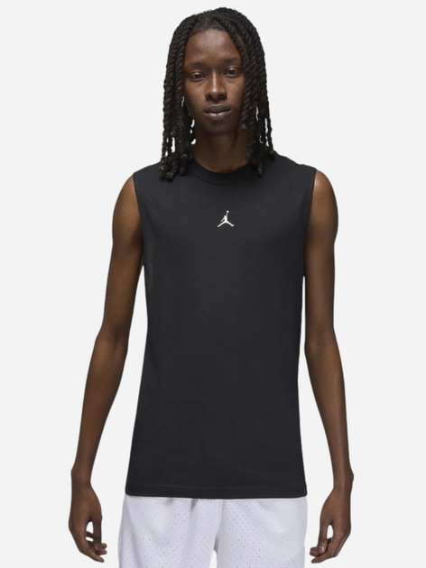 Майка чоловіча Nike M J Df Sprt Slvls Top FN5856-010 L Чорна (196977967320) - зображення 1