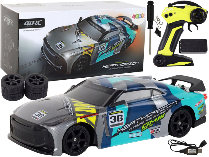Машинка на радіокеруванні Lean Toys Sportowe 4x4 1:16 (16340) (5905679078730) - зображення 2