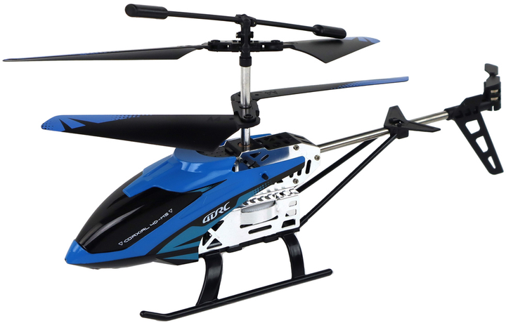 Helikopter zdalnie sterowany Lean Toys Aluminiowy 2.4G Niebieski (16347) (5905679078808) - obraz 3