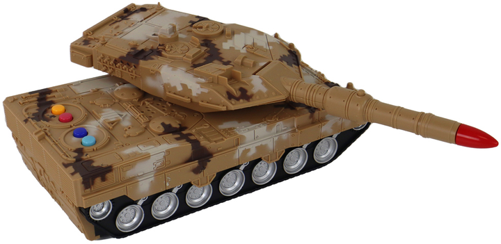 Танк на радіокеруванні Lean Toys 27 MHz Жовтий (16646) (5905884452325) - зображення 4