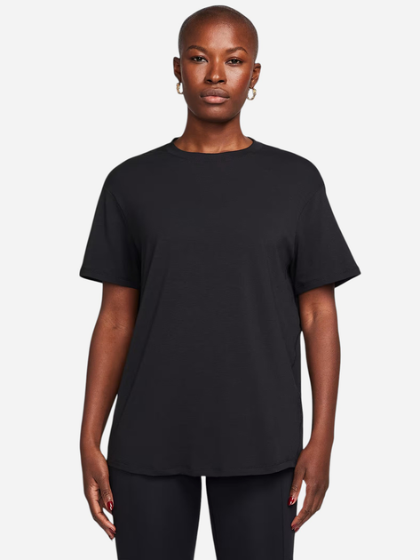 Koszulka sportowa damska luźna Nike W Nk One Relaxed Df Ss Top FN2814-010 L Czarna - obraz 1