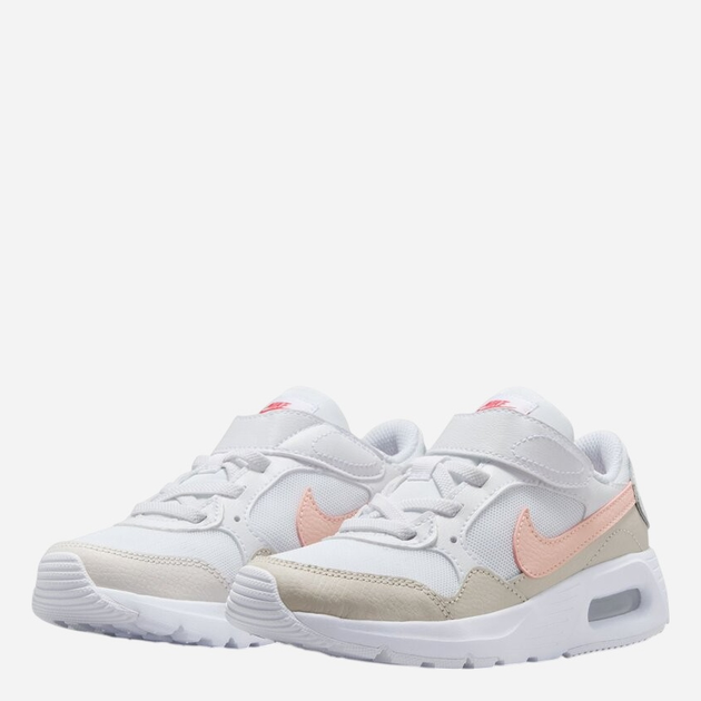 Дитячі кросівки для дівчинки Nike Air Max Sc (Psv) CZ5356-122 30 Білий/Коричневий (197859220694) - зображення 2