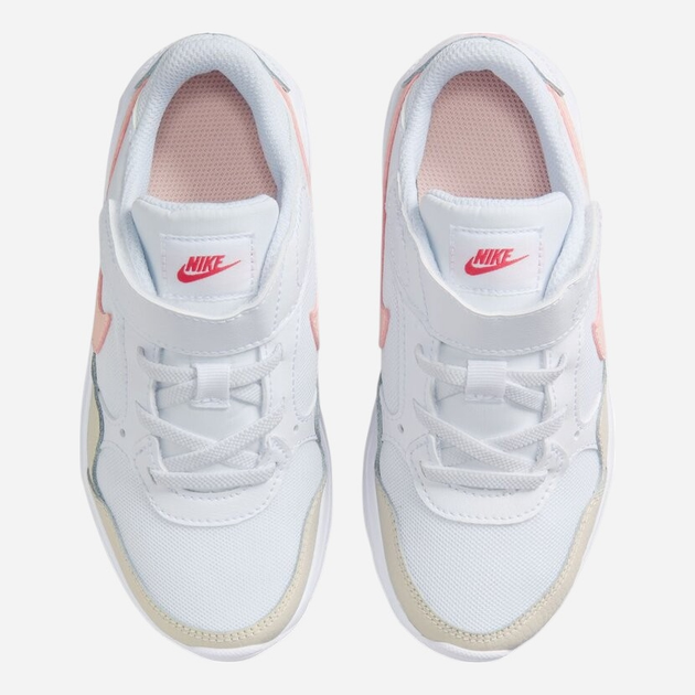 Дитячі кросівки для дівчинки Nike Air Max Sc (Psv) CZ5356-122 27.5 Білий/Коричневий (197859186129) - зображення 4