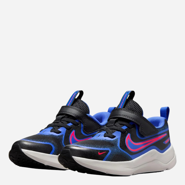 Buty sportowe chłopięce na rzepy Nike Cosmic Runner (Psv) HM4400-002 30 Czarny/Niebieski - obraz 2