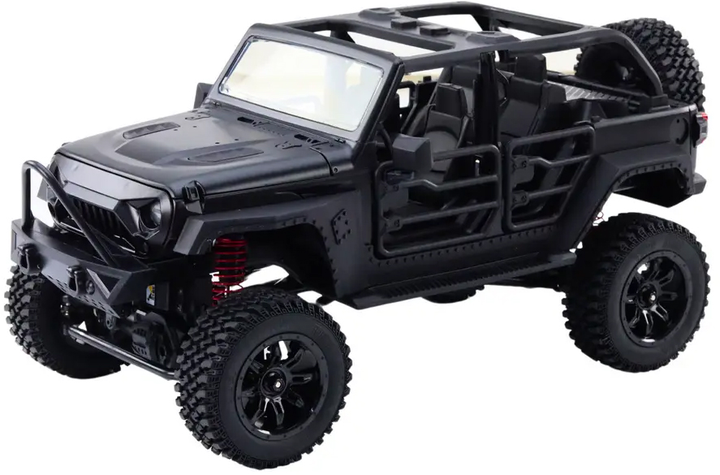 Машинка на радіокеруванні Lean Toys Позашляховик 4x4 Чорна (18561) (5905991017721) - зображення 3