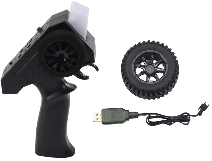 Auto zdalnie sterowane Lean Toys Samochód terenowy 4x4 Szare (18563) (5905991017745) - obraz 6