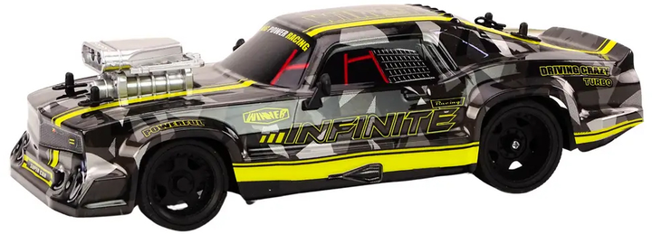 Auto zdalnie sterowane Lean Toys Extreme Racing Car 1:16 Czarne (18599) (5905991017264) - obraz 3