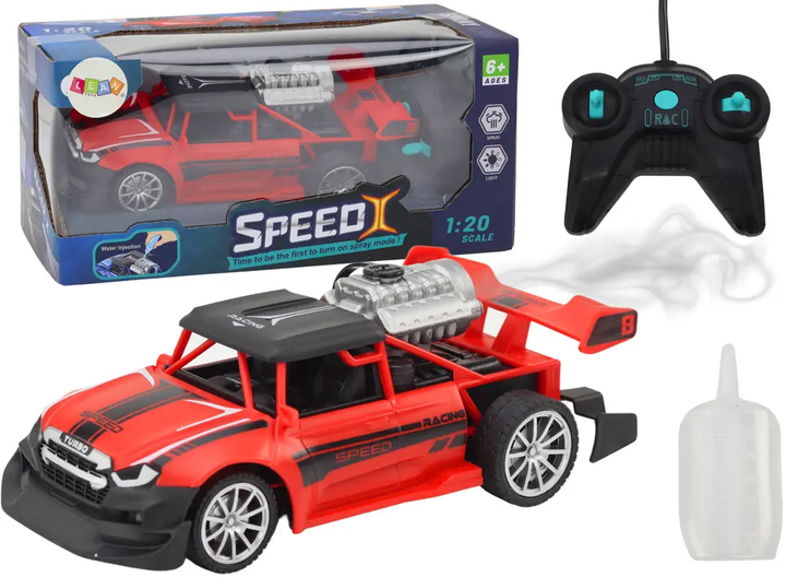 Auto zdalnie sterowane Lean Toys Speed 1:20 Czerwone (19617) (5905991009924) - obraz 2