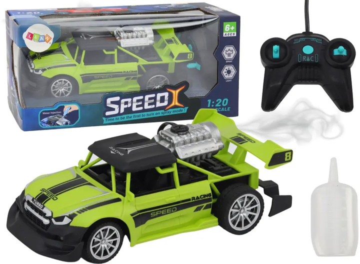 Auto zdalnie sterowane Lean Toys Speed 1:20 Zielone (19618) (5905991009931) - obraz 2