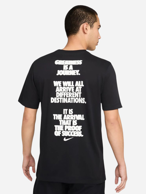 Футболка довга чоловіча Nike M Nk Df Tee Verbiage HJ3613-010 XL Чорна (197859587469) - зображення 2