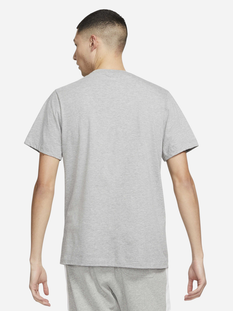 Koszulka męska basic Nike M Nsw Tee Icon Swoosh DC5094-063 XL Szara - obraz 2