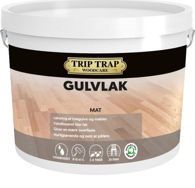 Лак інтер'єрний Trip Trap матовий 4.5 л Прозорий (5708055039895) - зображення 1