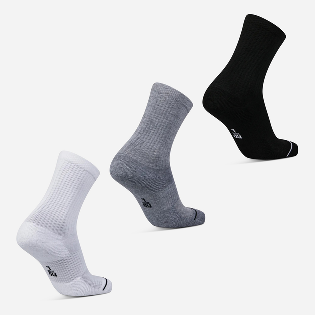 Zestaw skarpet męskich 3 pary Nike U J Ed Cush Poly Crew 3Pr 144 DX9632-914 M Wielokolorowy - obraz 3