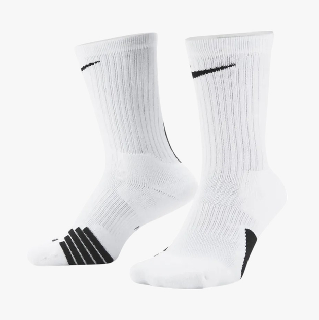Skarpety męskie długie Nike U Nk Elite Crew 132 SX7622-100 M Białe - obraz 1