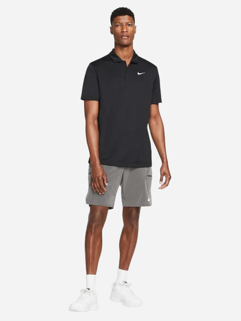 Поло довге чоловіче Nike M Nkct Df Polo Solid DH0857-010 S Чорне (195866010031) - зображення 3