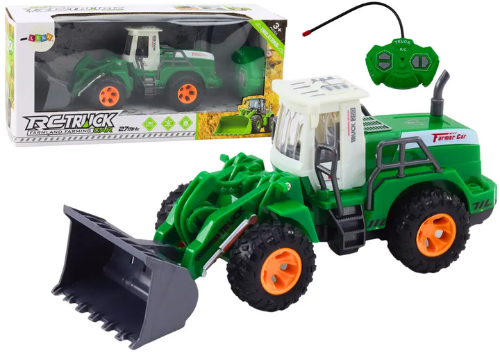 Koparka zdalnie sterowana Lean Toys RC Truck Zielona (21054) (5905991036203) - obraz 2