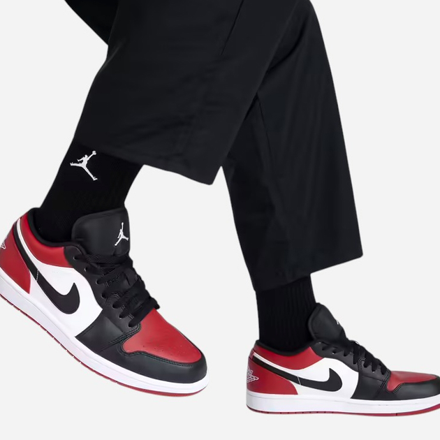 Zestaw skarpet męskich 3 pary Nike U J Ed Cush Poly Crew 3Pr 144 DX9632-010 M Czarny - obraz 2