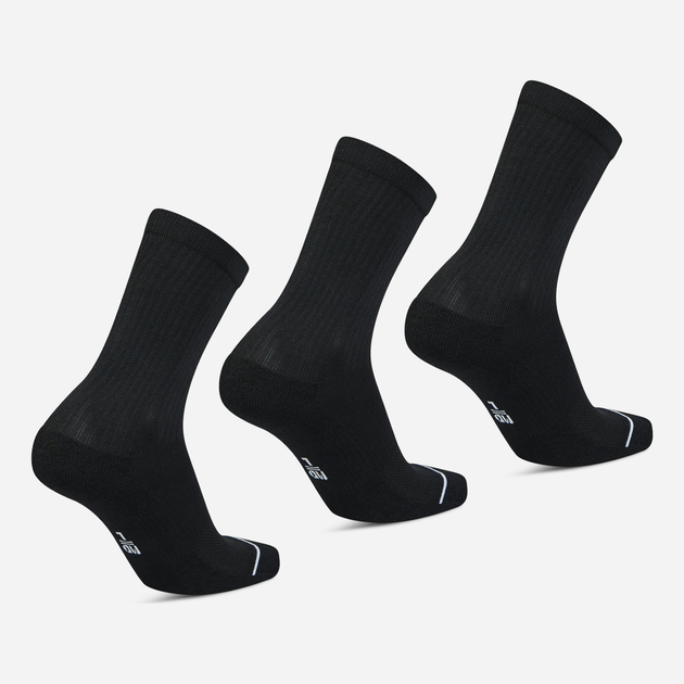 Zestaw skarpet męskich 3 pary Nike U J Ed Cush Poly Crew 3Pr 144 DX9632-010 XL Czarny - obraz 4