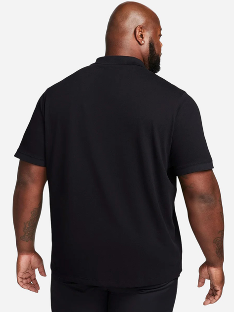 Поло довге чоловіче Nike M Nk Club Ss Polo Pique FN3894-010 L Чорне (196974841364) - зображення 2