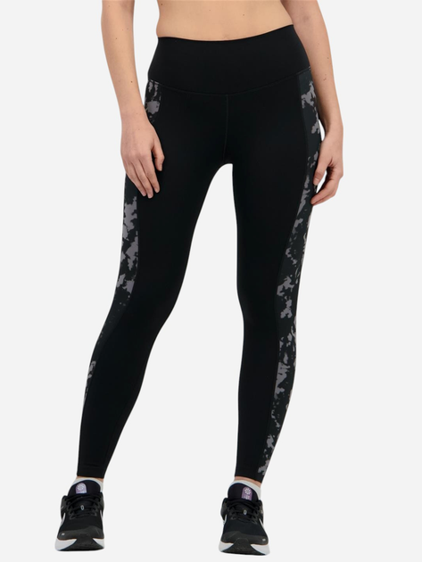 Спортивні легінси для фітнесу високі жіночі Nike W Nk One Df Hr 7/8 Tight Aop HJ1103-010 L Чорні (197602877205) - зображення 1