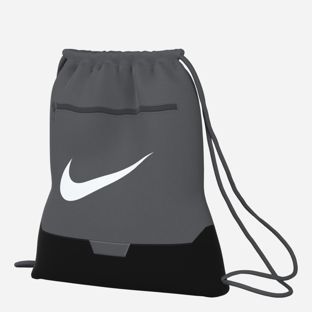 Plecak męski sportowy 18l Nike Nk Brsla Drawstrng DM3978-068 Szary - obraz 4
