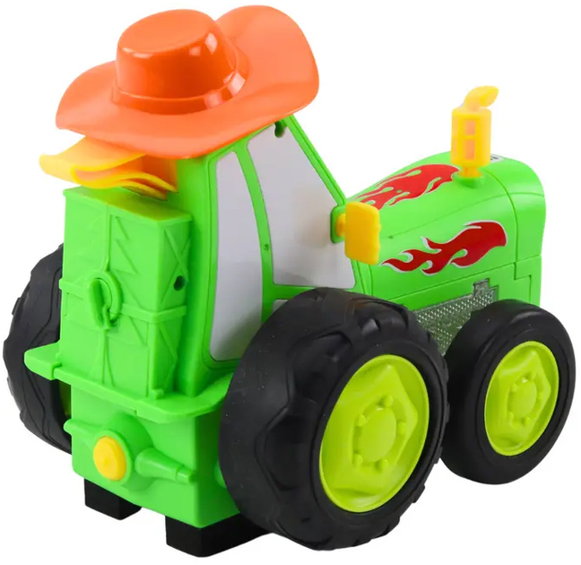 Traktor zdalnie sterowany Lean Toys Zielony (21222) (5905991037170) - obraz 6