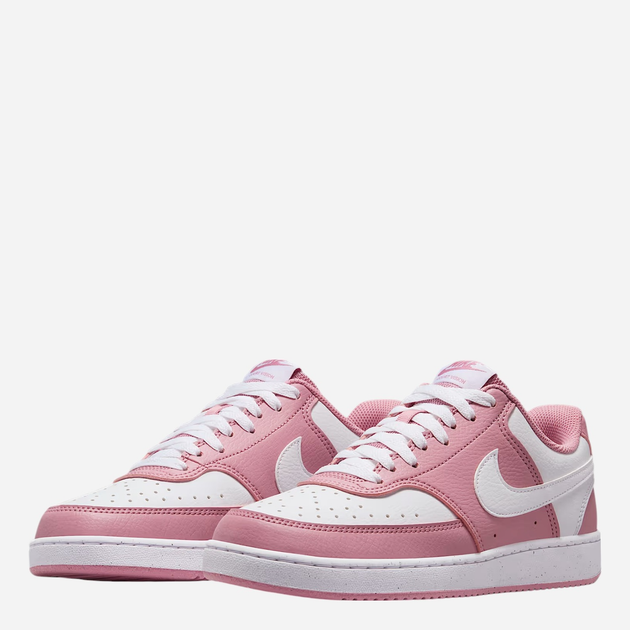 Жіночі кеди низькі Nike W Court Vision Lo Nn DH3158-603 40.5 Рожевий/Білий (197859102969) - зображення 2