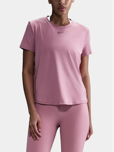 Спортивна футболка жіноча Nike W Nk One Classic Df Ss Top FN2798-699 L Рожева (197859902439) - зображення 1