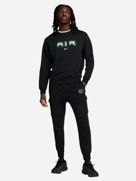 Штани карго чоловічі Nike M Nsw Sw Air Cargo Pant Flc Bb HM0180-011 2XL Чорні (197861863681) - зображення 3