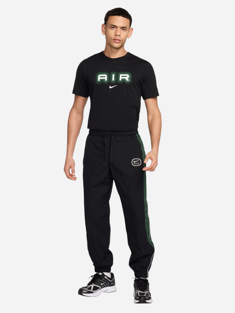 Футболка бавовняна довга чоловіча Nike M Nsw Sw Air Graphic Tee HM0185-011 2XL Чорна (197861865562) - зображення 3