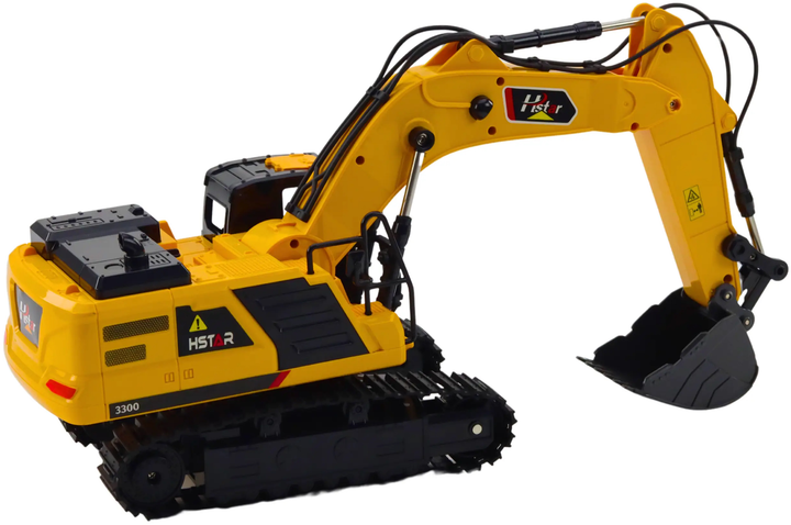Koparka gąsienicowa zdalnie sterowana Lean Toys ze dźwiękiem 9CH 2.4G (22693) (5905991050421) - obraz 4
