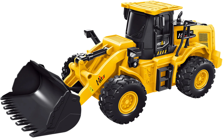 Buldożer zdalnie sterowany Lean Toys 2.4G 9CH Żółty (22694) (5905991050438) - obraz 3