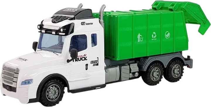 Сміттєвоз на радіокеруванні Lean Toys Heavy Machine Різнокольоровий (4623) (5907625583534) - зображення 3