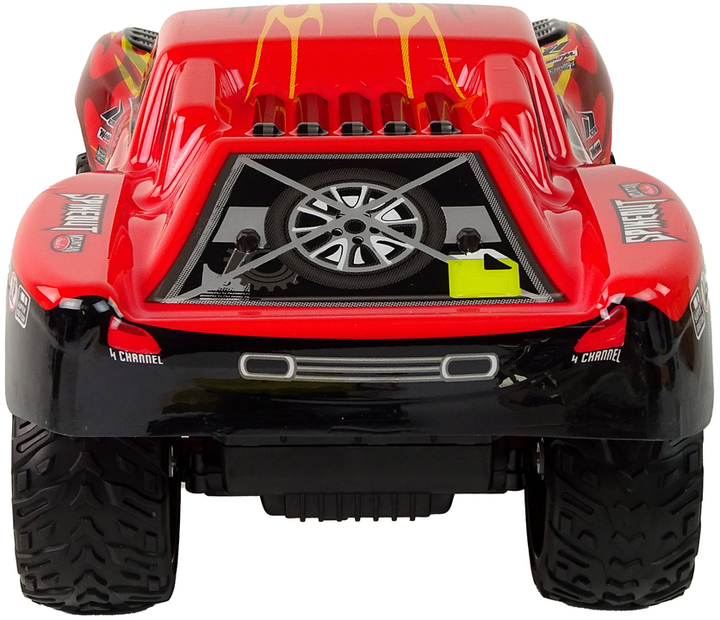 Auto zdalnie sterowane Lean Toys Truck Monster 1:12 Czerwone (15391) (5905515357685) - obraz 5