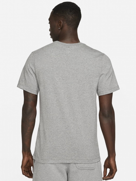 Koszulka męska bawełniana Nike M J Jumpman Emb SS Crew DC7485-091 XL Szara (195238739270) - obraz 2