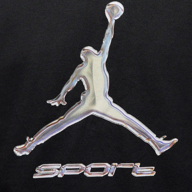 Футболка бавовняна довга чоловіча Nike M J Sprt Df Gfx SS Crew HQ7984-010 S Чорна (197859000609) - зображення 6