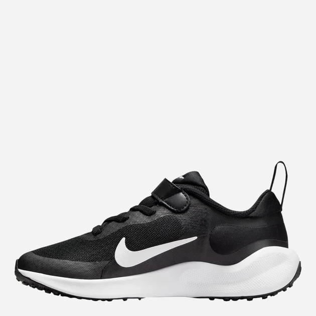 Buty sportowe chłopięce na rzepy Nike Revolution 7 (Psv) FB7690-003 25 Czarne - obraz 3